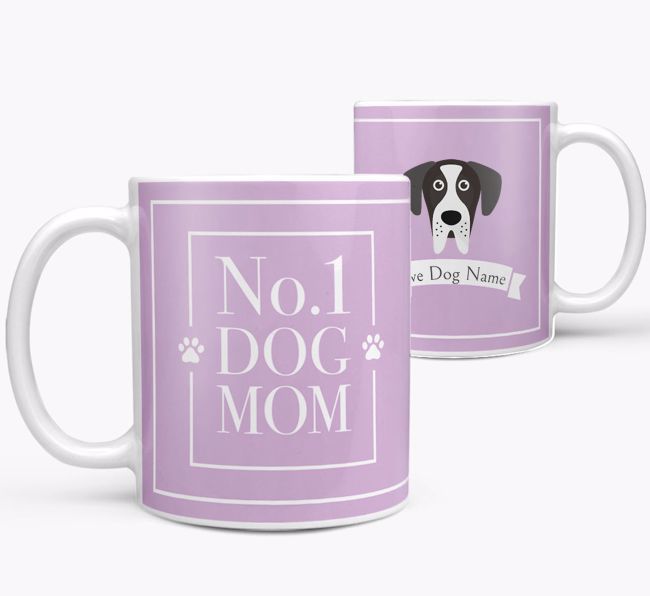Personalised 'No.1 Mom' Mug from your {breedFullName}